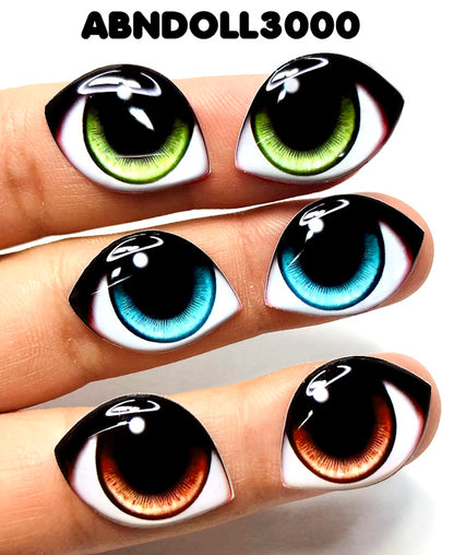 Olhos RESINADOS ABNDOLL3000