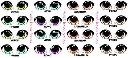 Olhos RESINADOS ABNDOLL3000