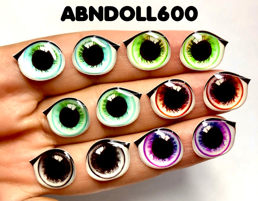 Olhos RESINADOS ABNDOLL600