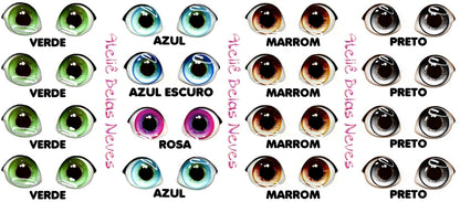 Olhos RESINADOS ABNDOLL700