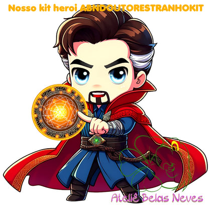 KIT RESINADOS Rostos e elementos DOUTOR ESTRANHO ABNDOUTORESTRANHOKIT