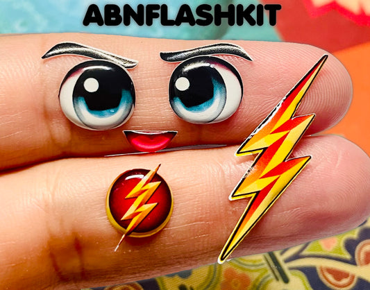 KIT RESINADOS Rostos e elementos FLASH ABNFLASHKIT