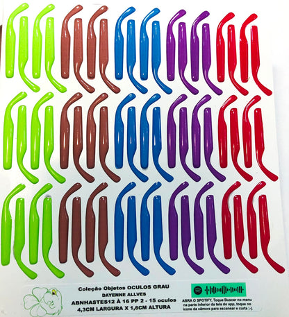 Oculos RESINADOS GRAU - ABNOCULOS12 A 16