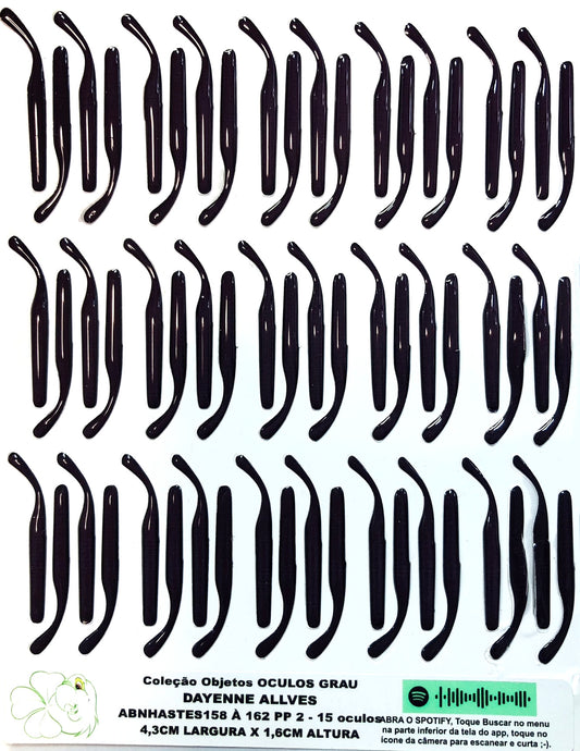 HASTES RESINADAS ABNHASTES158 A 162 PARA OCULOS ABNOCULOS158 A 162