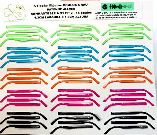 HASTES RESINADAS ABNHASTES27 A 31 PARA OCULOS ABNOCULOS27 A 31