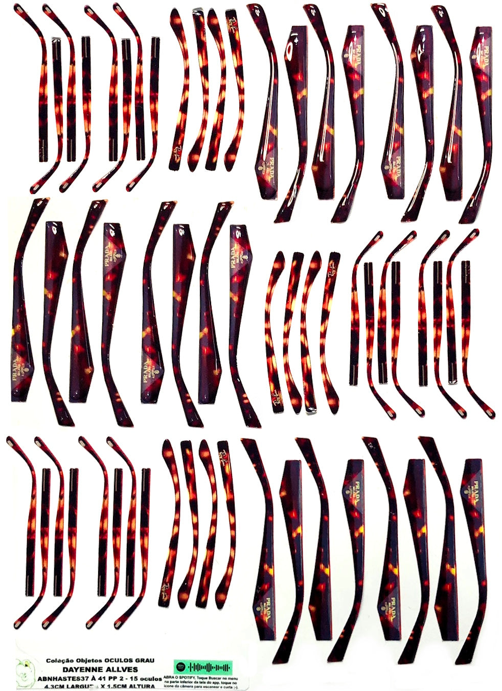 Oculos RESINADOS GRAU - ABNOCULOS37 A 41