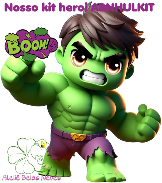 KIT RESINADOS Rostos e elementos HULK ABNHULKIT