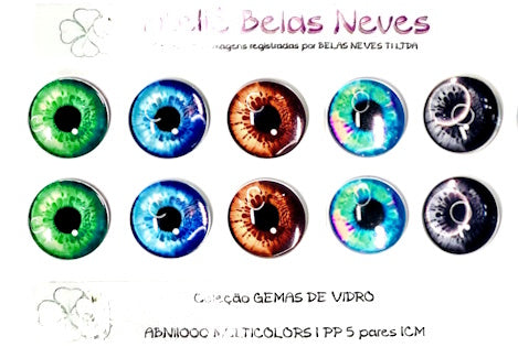 GEMAS DE VIDRO ABNGEMA1000