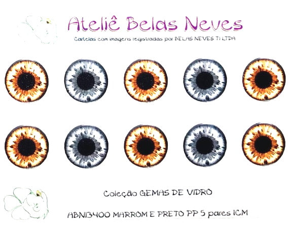 GEMAS DE VIDRO ABNGEMA3400