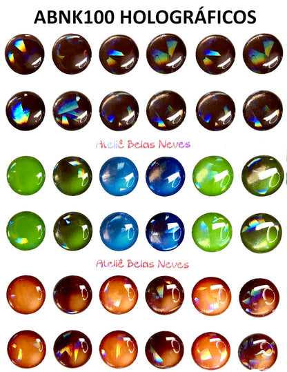 Olhos Resinados ABNK100