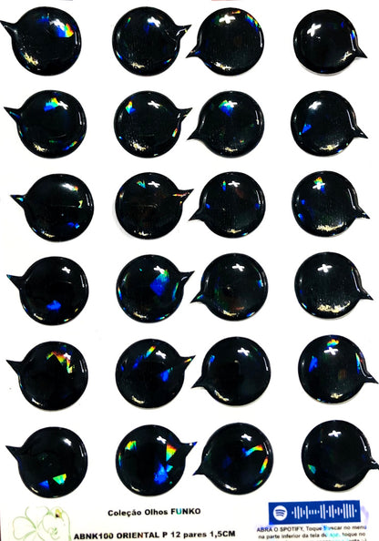 Olhos Resinados ABNK100 ORIENTAL