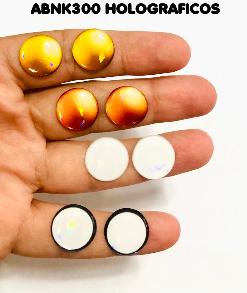 ABNK100 HOLOGRAPHIC AND GLITTER Resin Eyes