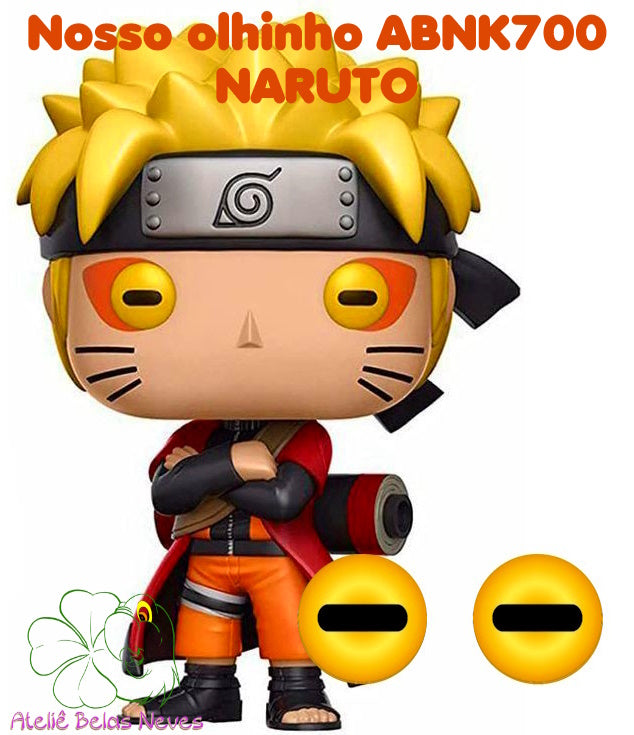 Olhos Resinados ABNK700 NARUTO