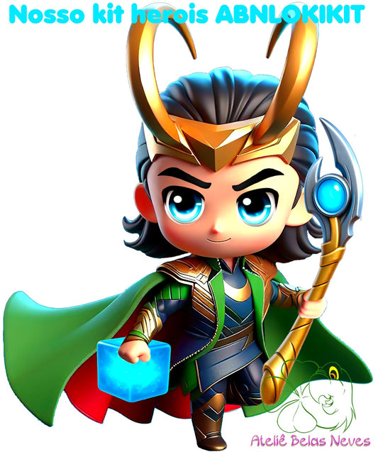 KIT RESINADOS Rostos e elementos LOKI ABNLOKIKIT
