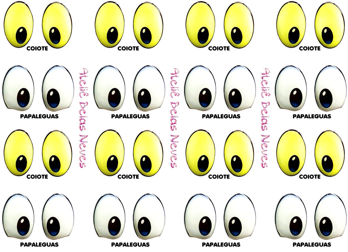 Olhos RESINADOS ABNPLOONEYTUNES