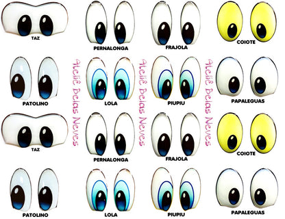 Olhos RESINADOS ABNPLOONEYTUNES