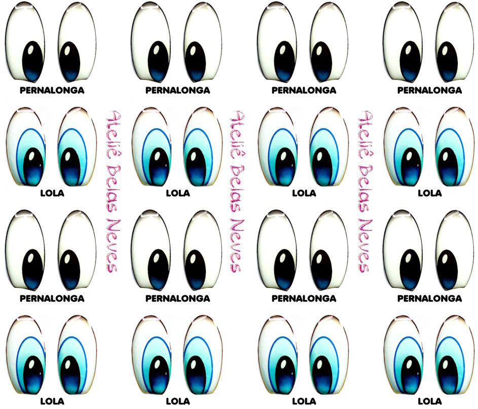 Olhos RESINADOS ABNPLOONEYTUNES