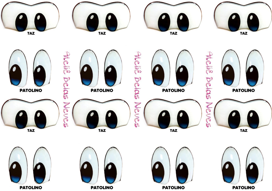 Olhos RESINADOS ABNPLOONEYTUNES