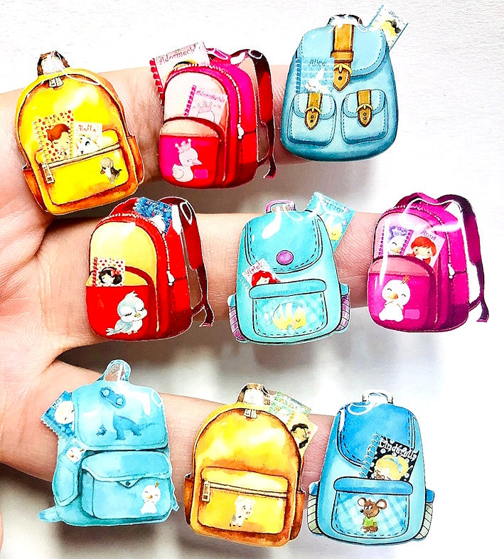 Objetos RESINADOS MOCHILAS ABNMOCHILASPRINCESAS