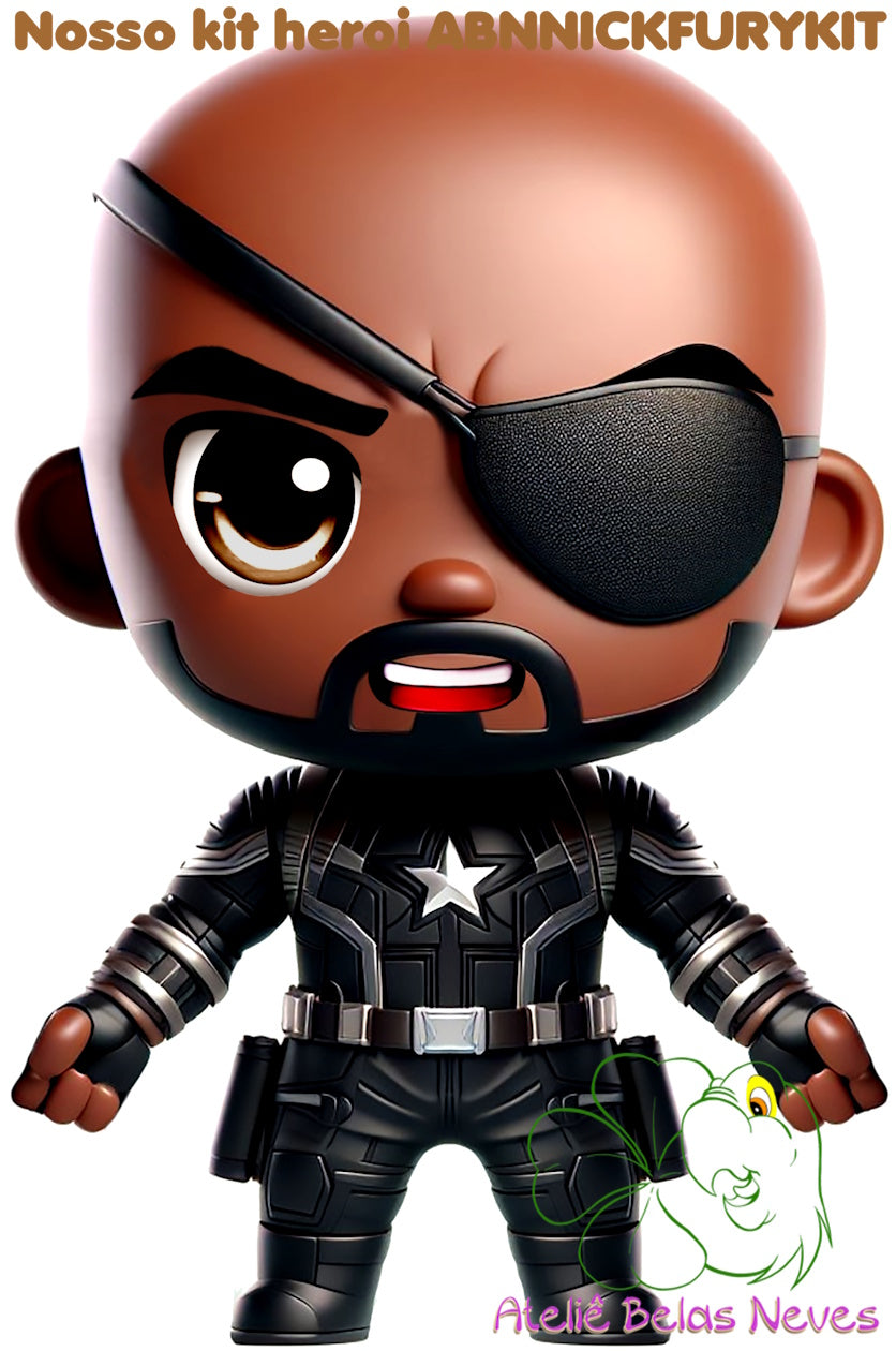 KIT RESINADOS Rostos e elementos NICK FURY ABNNICKFURYKIT