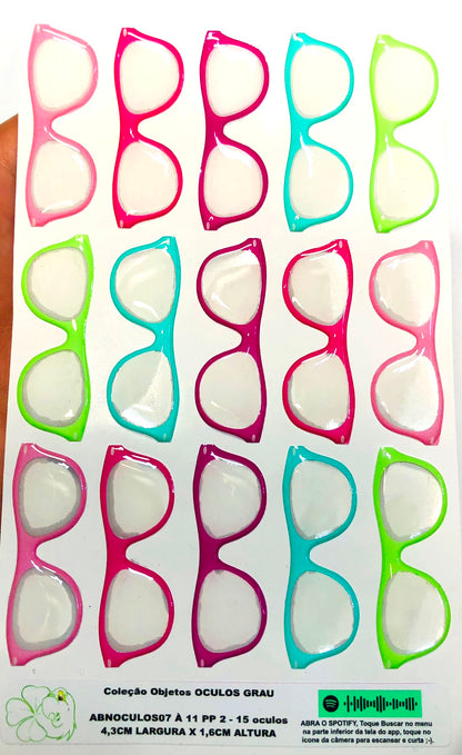Oculos RESINADOS GRAU - ABNOCULOS07 A 11