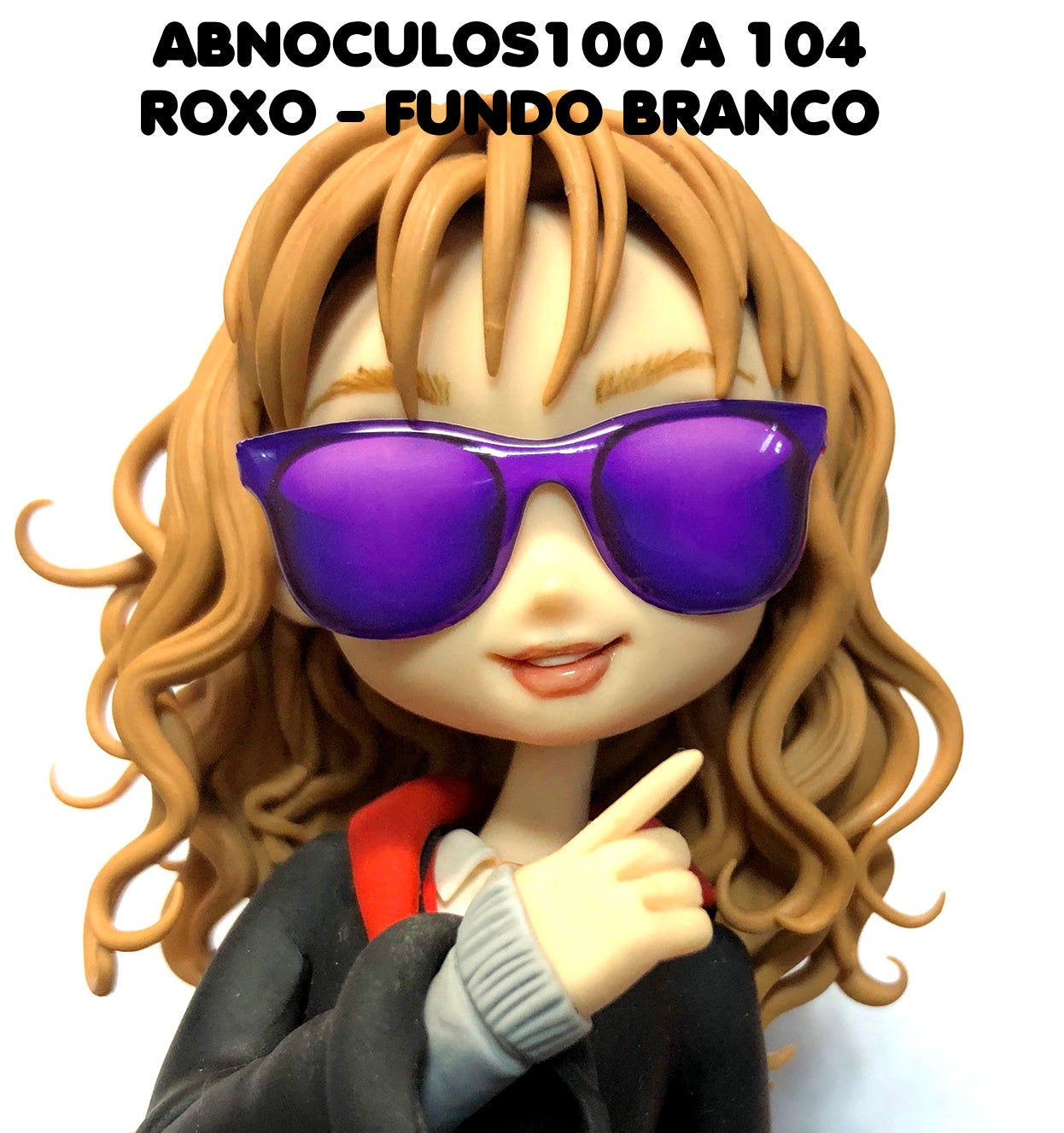 Oculos RESINADOS ESCUROS FUNDO BRANCO - ABNOCULOS100 A 104
