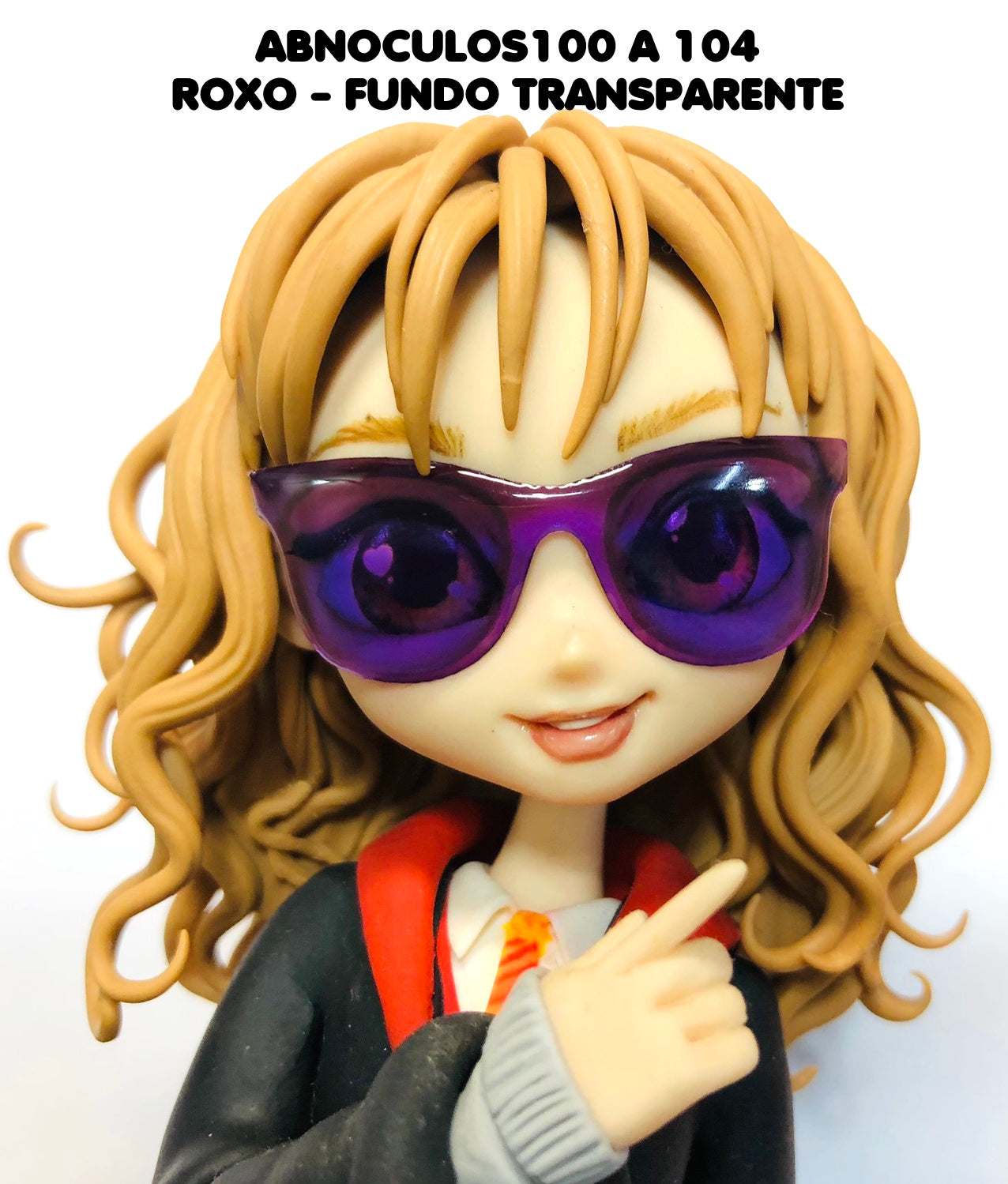 Oculos RESINADOS ESCUROS FUNDO TRANSPARENTE- ABNOCULOS100 A 104