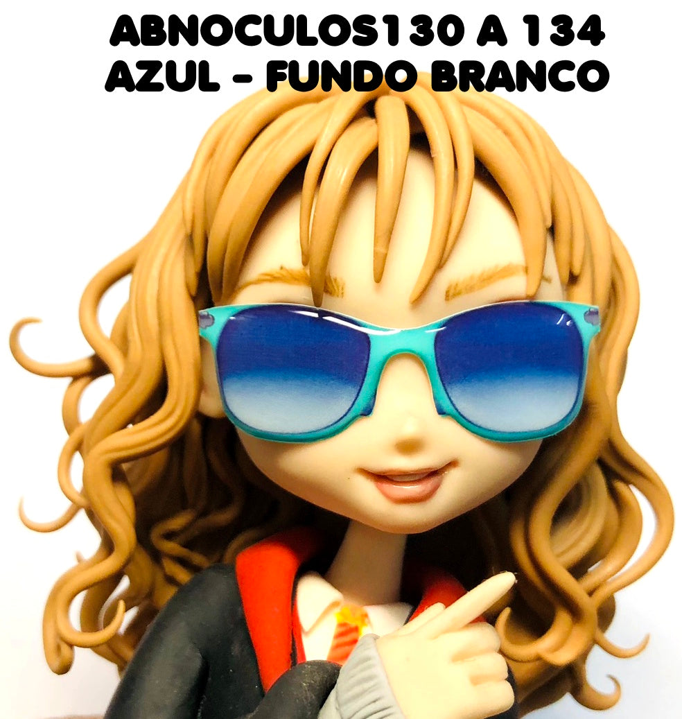 Oculos RESINADOS ESCUROS FUNDO BRANCO - ABNOCULOS130 A 134