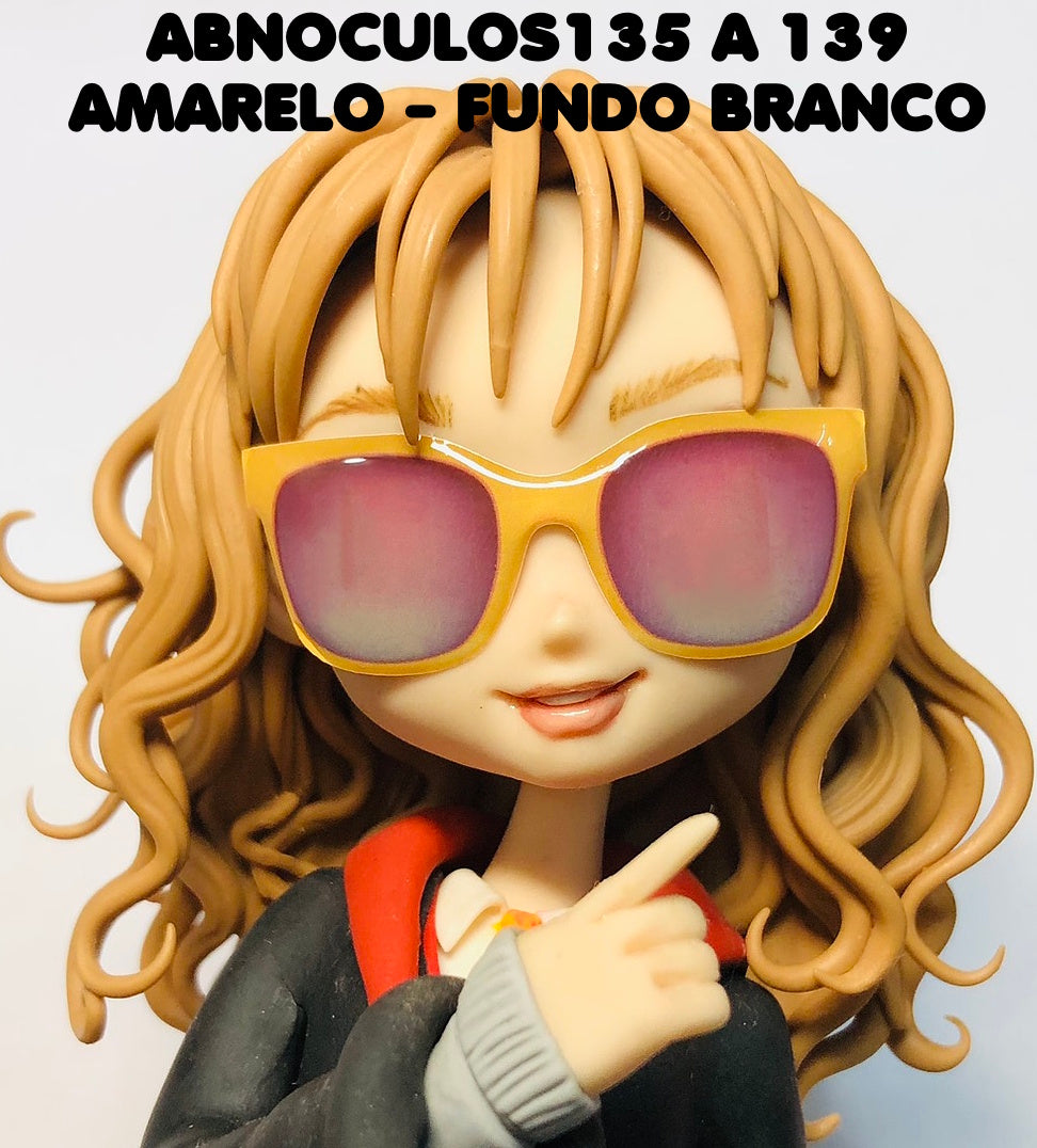 Oculos RESINADOS ESCUROS FUNDO BRANCO - ABNOCULOS135 A 139