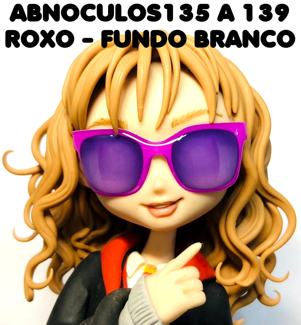 Oculos RESINADOS ESCUROS FUNDO BRANCO - ABNOCULOS135 A 139