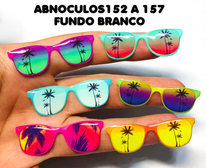 Oculos RESINADOS ESCUROS FUNDO BRANCO - ABNOCULOS152 A 157