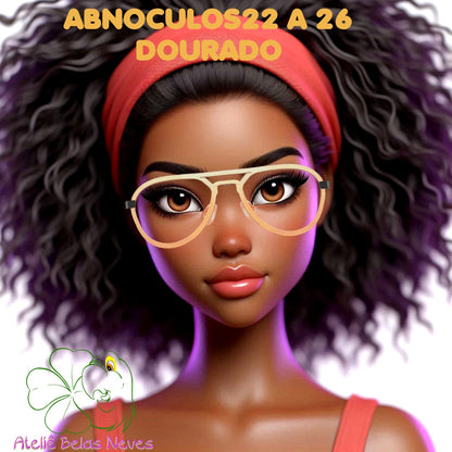 Oculos RESINADOS GRAU - ABNOCULOS22 A 26
