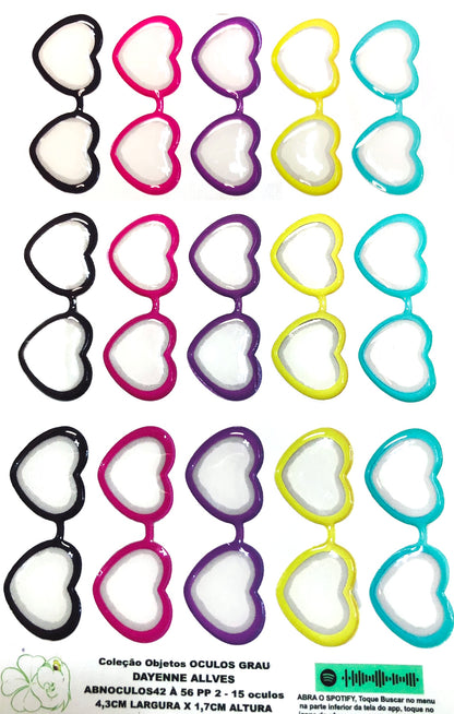 Oculos RESINADOS GRAU - ABNOCULOS52 A 56