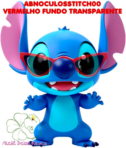 Oculos RESINADOS ESCUROS FUNDO TRANSPARENTE - ABNOCULOSSTITCH00