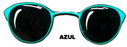 Oculos RESINADOS ESCUROS FUNDO TRANSPARENTE - ABNOCULOSSTITCH10
