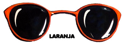 Oculos RESINADOS ESCUROS FUNDO TRANSPARENTE - ABNOCULOSSTITCH10