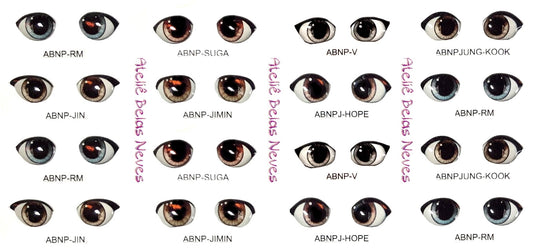 Olhos RESINADOS ABNPBTS