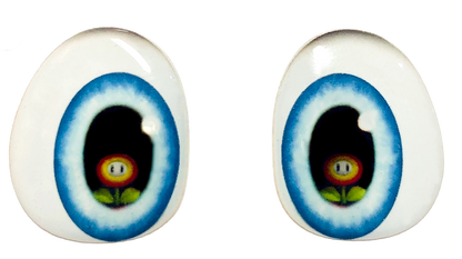 Olhos RESINADOS ABNPMARIOOLHOS MARIO BROS