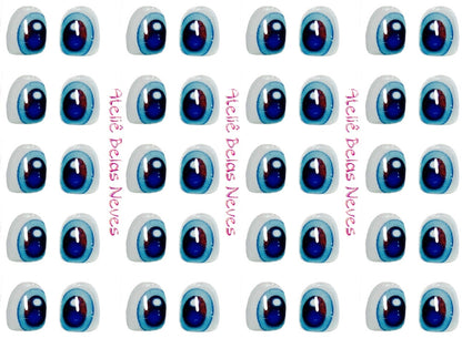 Olhos RESINADOS ABNPMARIOOLHOS MARIO BROS