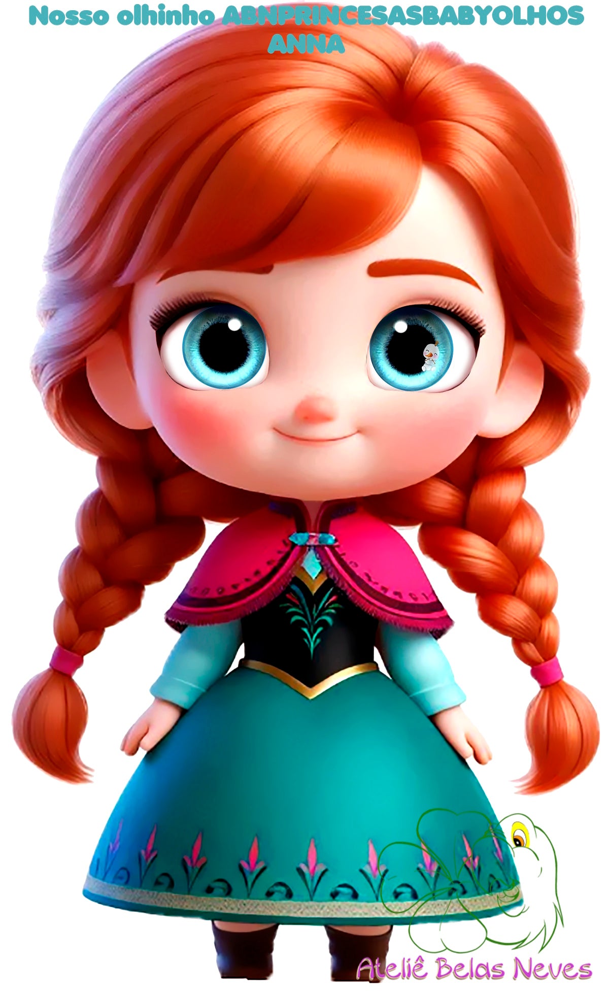 Olhos RESINADOS PRINCESAS ABNPRINCESASBABYOLHOS