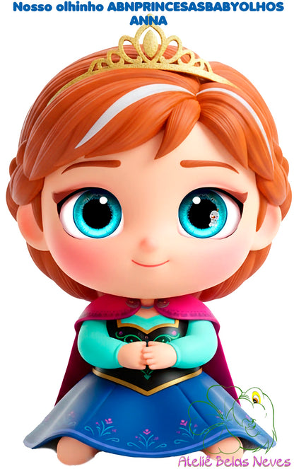 Olhos RESINADOS PRINCESAS ABNPRINCESASBABYOLHOS