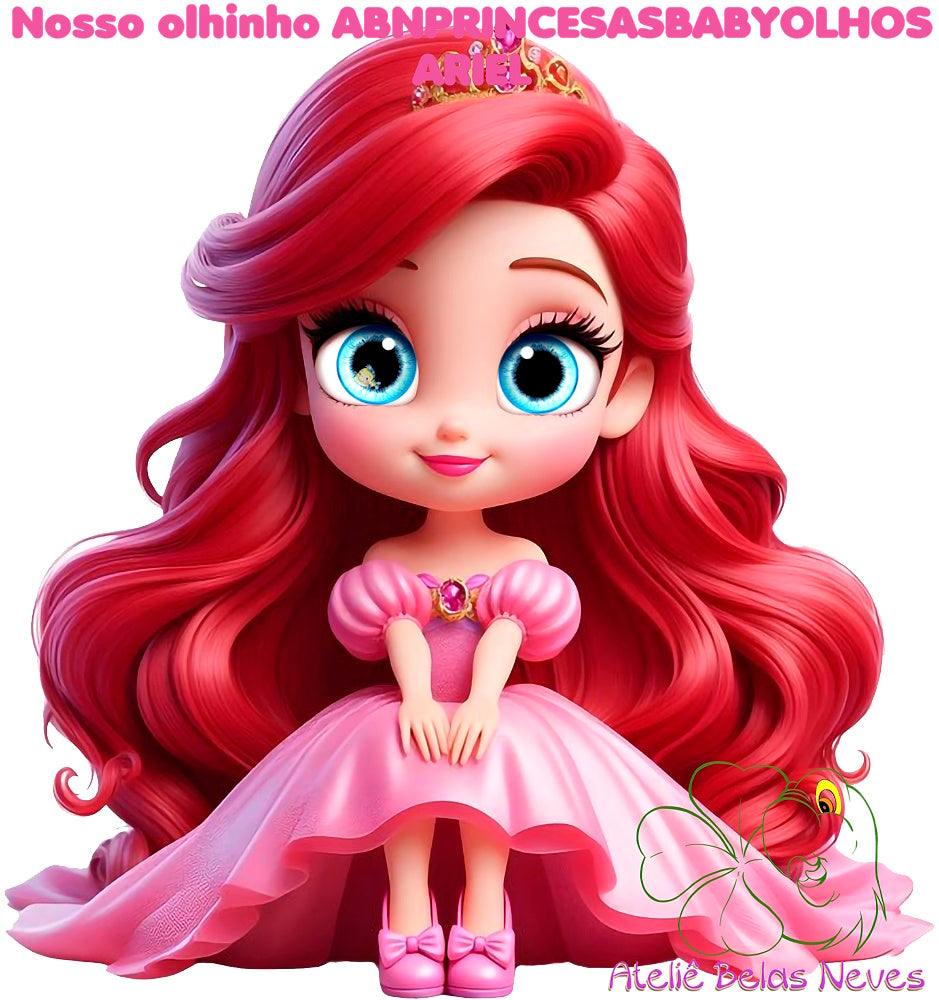 Olhos RESINADOS PRINCESAS ABNPRINCESASBABYOLHOS