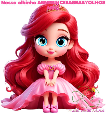 Olhos RESINADOS PRINCESAS ABNPRINCESASBABYOLHOS