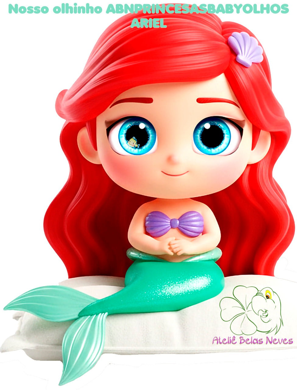 Olhos RESINADOS PRINCESAS ABNPRINCESASBABYOLHOS