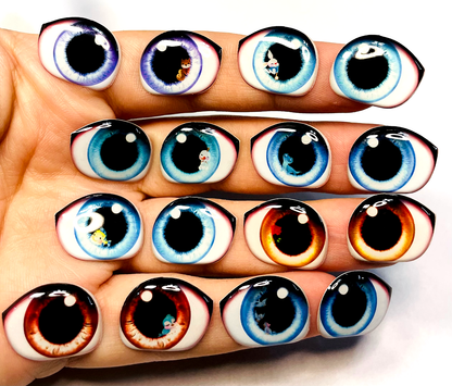 Olhos RESINADOS PRINCESAS ABNPRINCESASBABYOLHOS