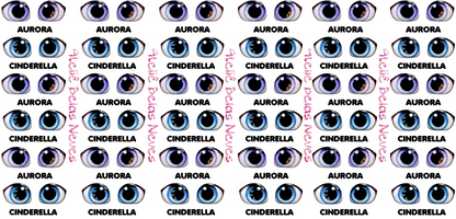 Olhos RESINADOS PRINCESAS ABNPRINCESASBABYOLHOS