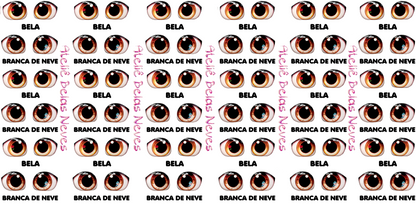Olhos RESINADOS PRINCESAS ABNPRINCESASBABYOLHOS