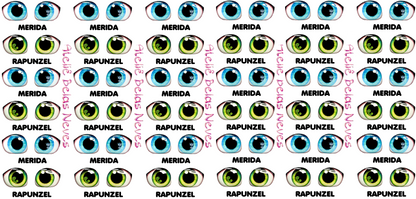 Olhos RESINADOS PRINCESAS ABNPRINCESASBABYOLHOS