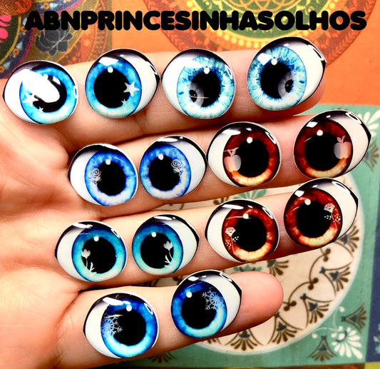 Olhos RESINADOS PRINCESAS ABNPRINCESINHASOLHOS