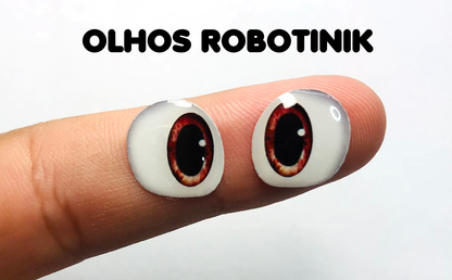 Olhos Resinados PERSONAGENS SONIC ABNPSONIC ROBOTINIK